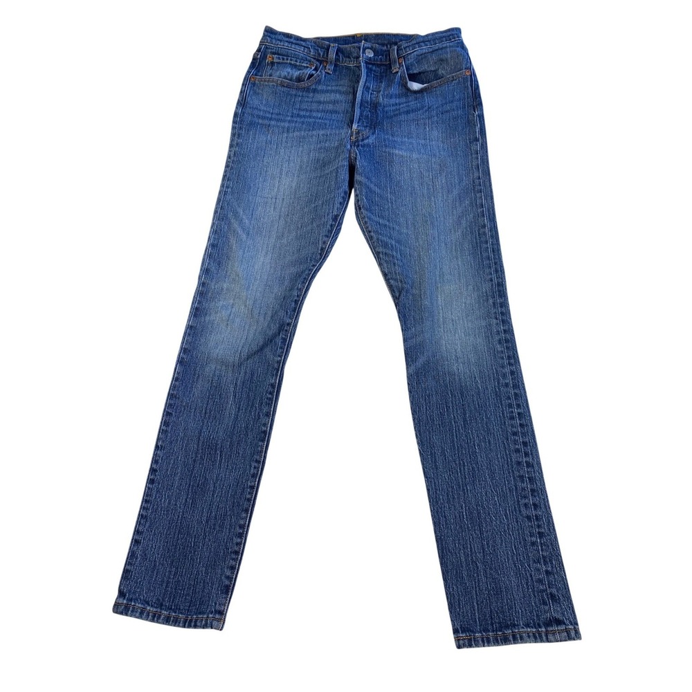 Levi's 501 Straight Leg Jeans W32 L29 Button Fly Medium Wash Classic Denim